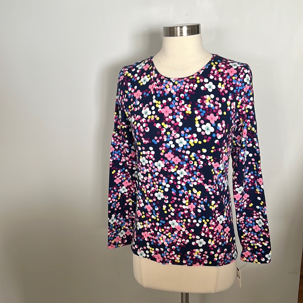 Talbots Patterned Long Sleeve Top